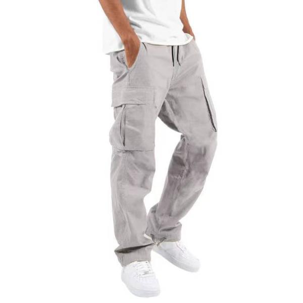 Others Wash Pure Cotton Men's Cargo Kurta Formal Pants for Tactical Hiking by XMAMLON