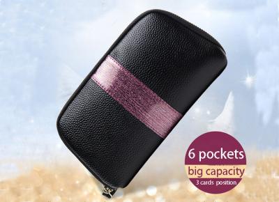 2019 new model can hold mobile phone zipper leather handbag clutch wallet bag for women