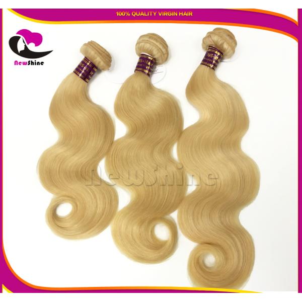Free Shipping Popular Blonde 613# 10A Grades 100% Virgin Peruvian Hair Body Wave With Lace Closures 10inch-30inches