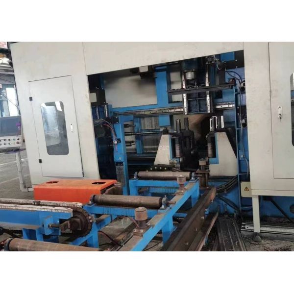 CNC Beam Drilling Machine BT40 Spindles 40mm Hole Diameter For Steel Structure Applications