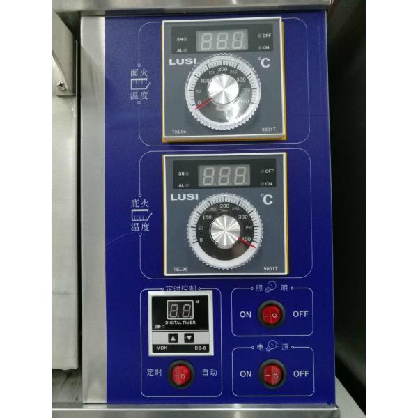 1 дверь печи печей выпечки длинноволновой части инфракрасной области палубы электрической закаленная нержавеющей сталью стеклянная с внутренними освещениями