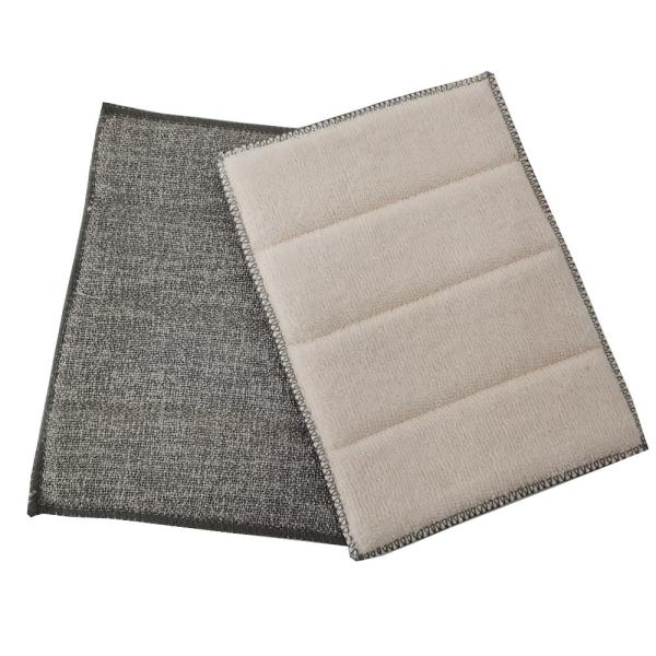 Household Scrub Washing Pads Multipurpose Microfiber Scrub Sponges Pad