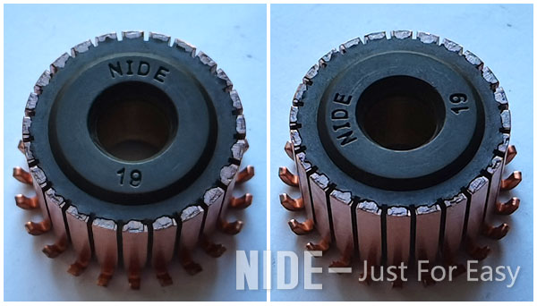 motor commutator.jpg 24 поделенных на сегменты коммутанта Armature крюка для мотора DC