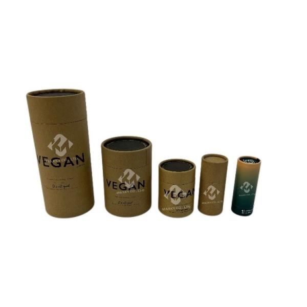Customised Skin Care Recycled Paper Tube Packaging Functional Household