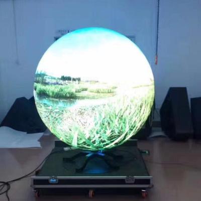 Bola video conduzida curvada SMD da definição alta da exposição P4 no museu