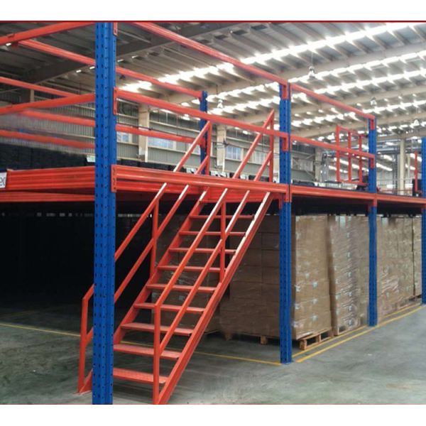 Adjustable Industrial Mezzanine Rack Steel Platform Warehouse Storage Systems Mezzanine Floor Racking System for Multi-Tier