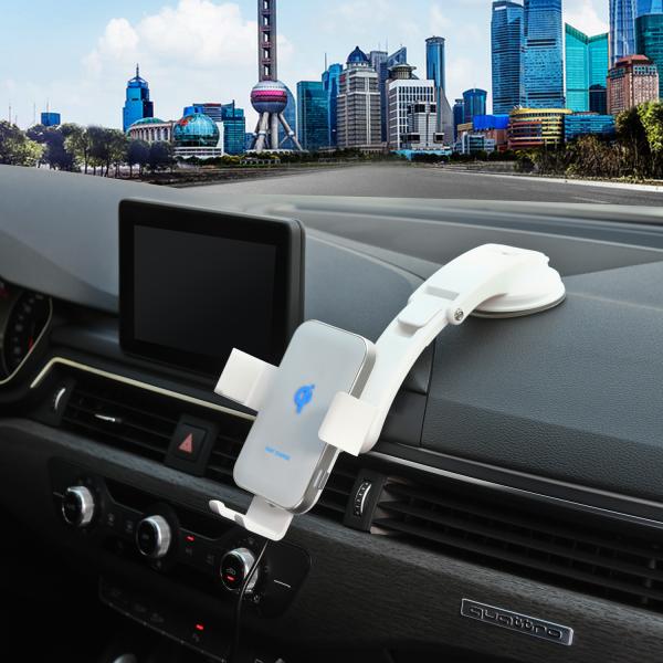 Enabled Phones 10W Li Polymer Qi Car Mount Charger