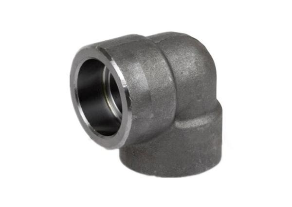 90 Degree ASTM A105 Socket Weld Elbow , Galvanized Welded Steel Pipe Fittings