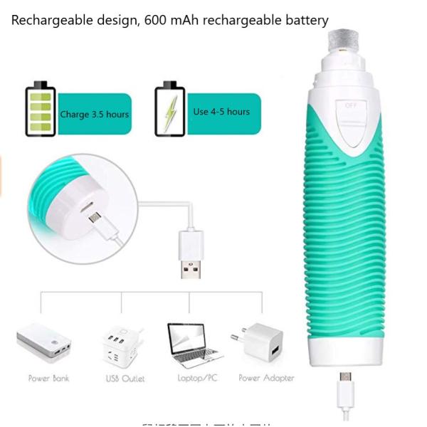 Usb Rechargeable ODM Pet Grooming Products Nail Polisher