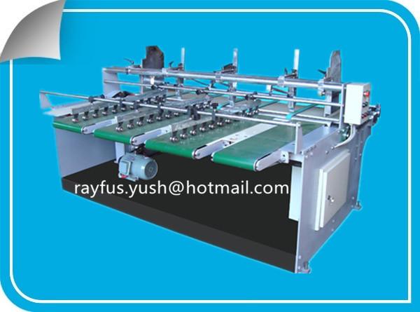 Semi-auto Flexo Printing Slotting Die-cutting Machine, Chian Feeding + Auto Feeder