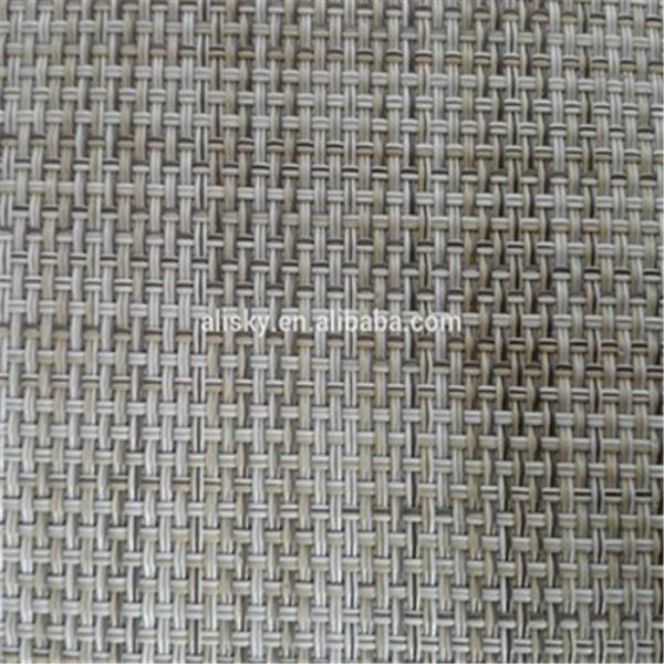 Anti Bacterial PVC Coated Yarn , 500Dx1000D Woven Yarn For Chair