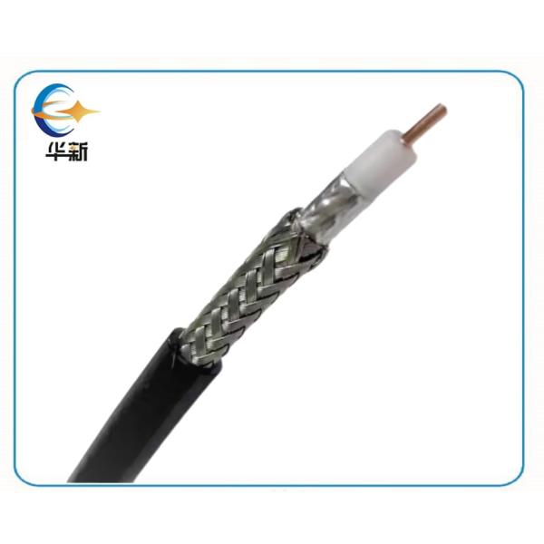 Custom Coaxial Cable RG6 75 Ohm Shielding Jumper Cable Communication With F Connector Cable