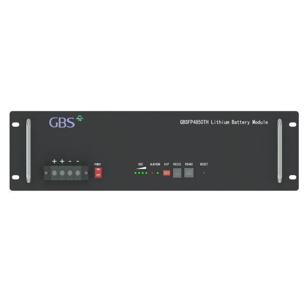 GBS 48V 50AH LiFePO4 Split Rack-Mounted IP54 3000-Cycle 2.4KWh Output Grid RS-232/RS485 Communication Battery Energy Storage