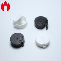 tampões de parafuso plásticos do friso claro ou preto de 20mm para o tubo de ensaio do friso