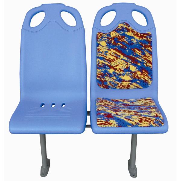 Molds Shaped One Time Plastic Bus Seats , Comfortable Bus Seats Corrosion Resistant