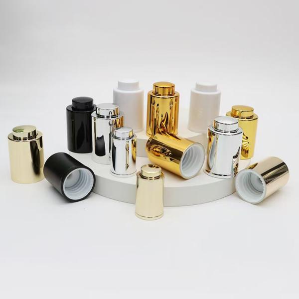 20mm 20/410 Gold Silver UV Gold Press Pump Glass Dropper Cap for Glass Bottle