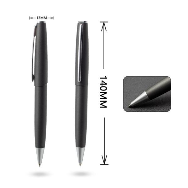 Metal Matte Twist Signature Pen 1.0mm Business Office Bullet Ball Pen