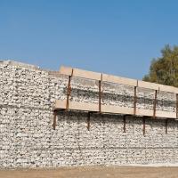 Parement de jardinage en gabion soudé, protection contre les pentes décoratives, revêtu de zinc