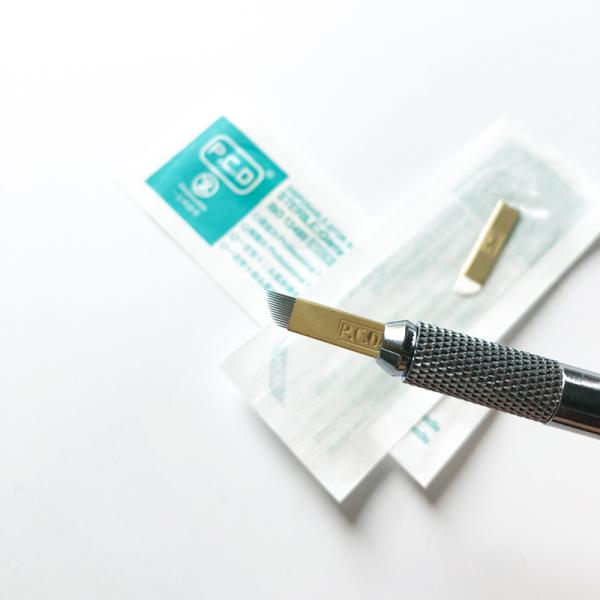 Устранимые 0,25 лезвия Microblading PCD 12P 14P 18U прикалывают постоянные иглы макияжа