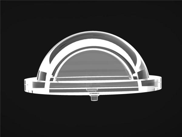 High Brightness LED Optics Lenses For Windowsill Lens Geometric Surface