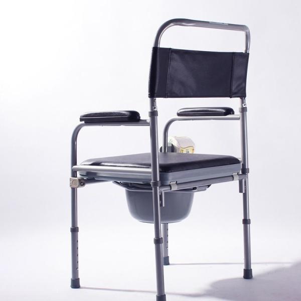 Height Adjustable Medical Toilet Chair YFH-ZBY005 Steel Portable Potty Chair