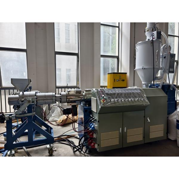 Plastic PE HDPE PPR Water Gas Oil Supply Pipe Tube Extrusion Production Line Single Screw Extruder Hose Making Machine