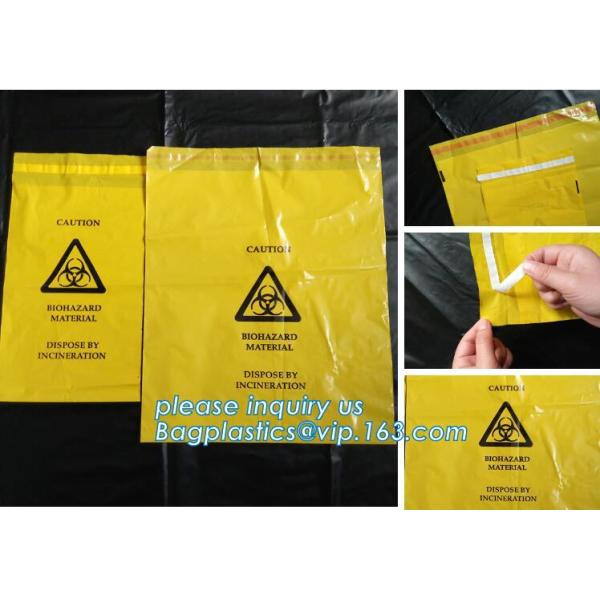 PE asbestos waste bags, Disposal Plastic Bag for Construction Waste, rubbish bag for asbestos fibers, bagplastics, bagea