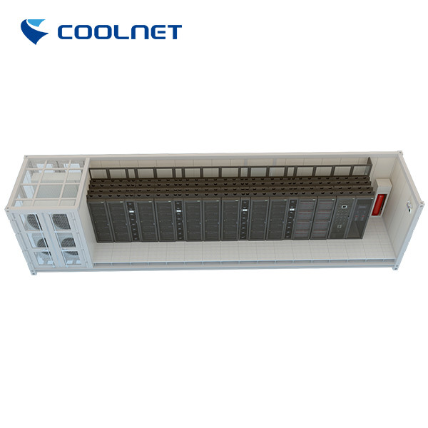 White Containerized Data Center Solution with Fast Deployment Highly Integrated and Energy Efficient for Cloud and Edge Computing