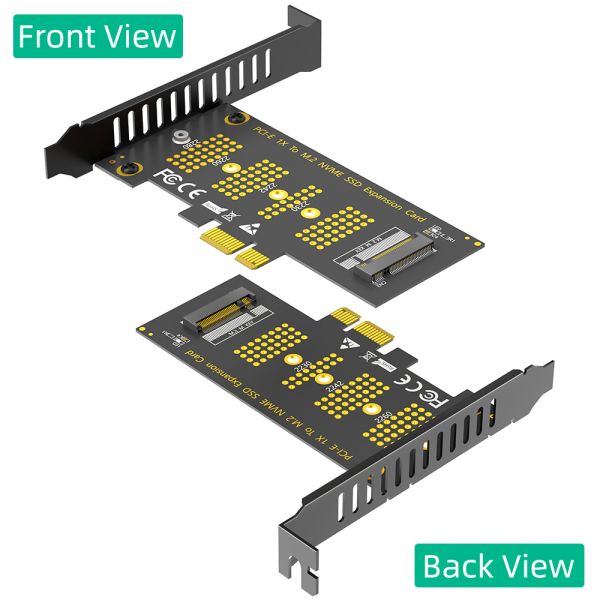 M.2 NVMe SSD to PCIe X1 Adapter Card with High Speed Data Transmission and PCIE 3.0 X4 Support for 2230-2280 Size SSDs