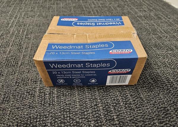 Galvanised Good Quality Strong Steel Ground Staples