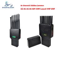 Isolador Handheld escondido do sinal do jammer da rede do telefone celular do zangão
