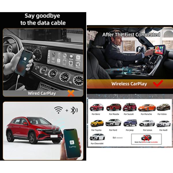 Донгл игры автомобиля Яблока переходника РУКИ A7 всеобщий Carplay переходника USB Bluetooth Carplay