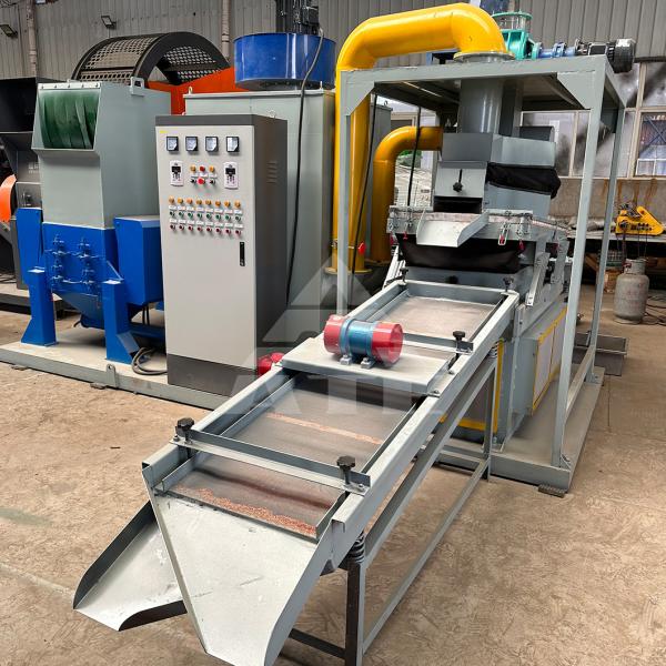 Copper Wire Waste Recycling Machine Copper Wire Separator Crushing Cable Copper Granulator