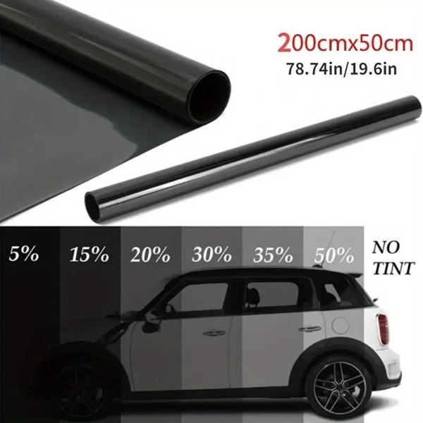 Mingtu ULTRA Light Black Self Adhesive Automotive Tint Film for Cars IRR 99% UVR 99.9%