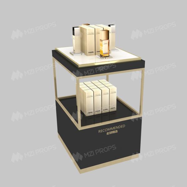 Perfume Display Shelf  Central Hall Cabinet for Skincare Display Stand and Cosmetic Store Interior Design