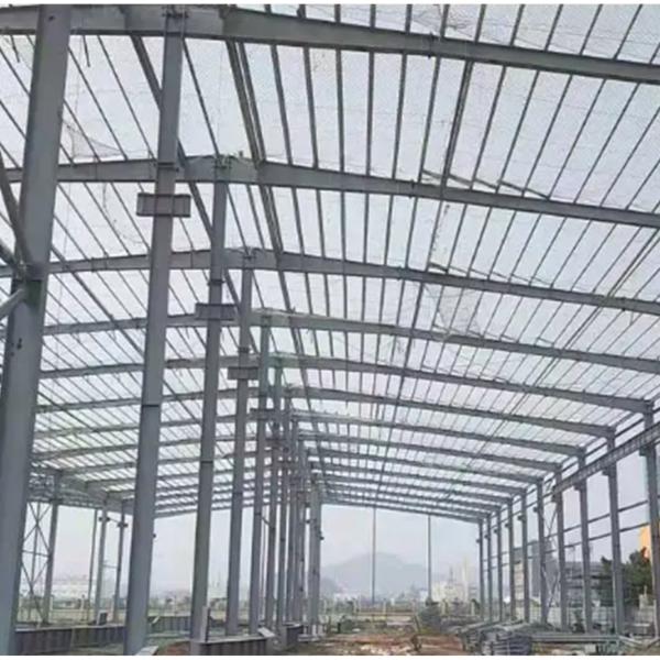 Fast Build Steel Structure Workshop Galvanized Steel Frame Buildings Customized Size