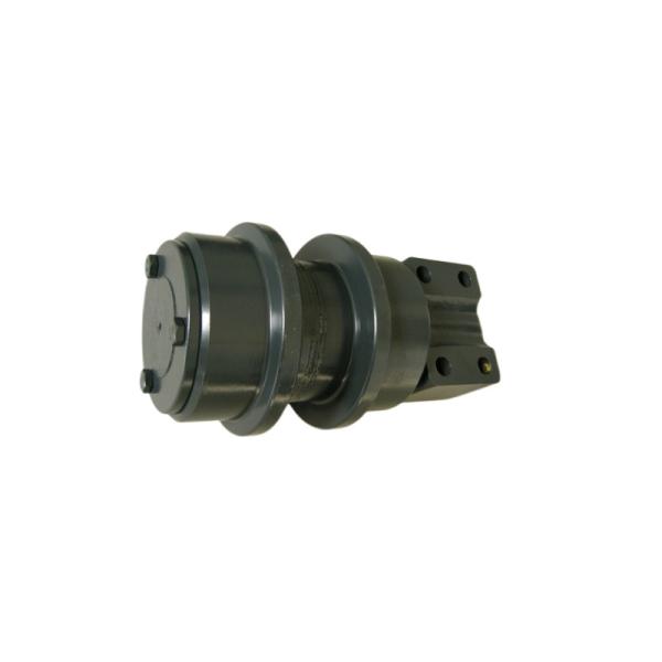 Black PC300 Excavator Carrier Roller Aftermarket Komatsu Undercarriage Parts Painted