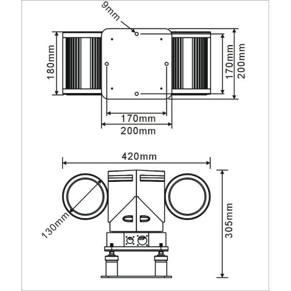 SONY 1010P 36 X ZOOM outdoor Car PTZ camera for bus / trail / Tractor