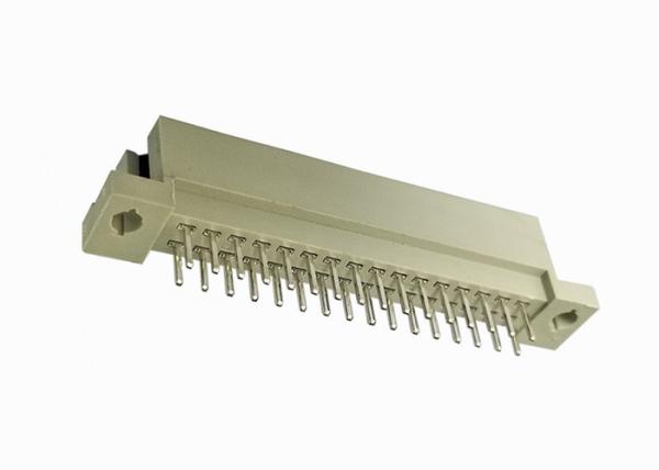 Encabeçamento masculino do PWB do conector reto do RUÍDO 41612 ouro/Tin Over Nickel de 180 graus