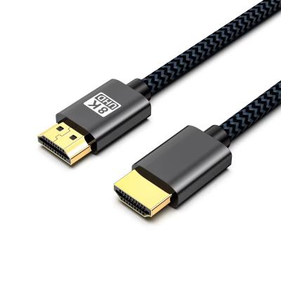 OEM HDMI 2.1 TO HDMI Cable 60HZ 8K Ultra Large Bandwidth Custom Logo