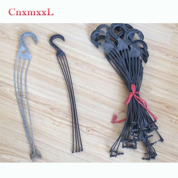 High Grade HDPE UV Resistant 1% Plastic Hanging Hook ODM Flower Pot Hanger