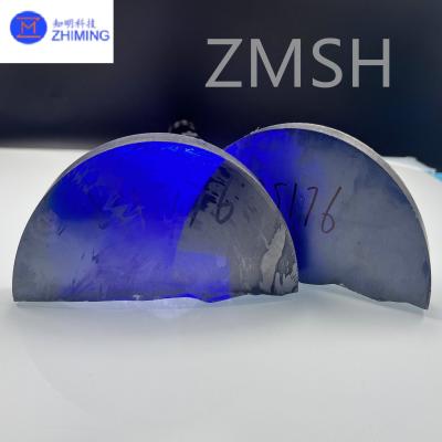 Synthetic Gemstone Royal Blue Moissanite Silicon Carbide SiC Raw Materials High Hardness Customization