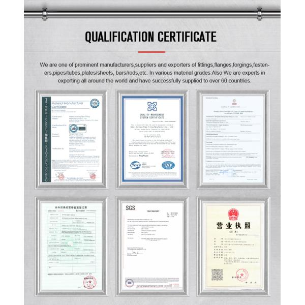 ASTM B366 Alloy Pipe Fittings WPNC 90 Degree Elbow 8