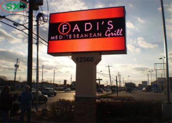DIP P10 Led Outdoor Advertising Screens Full Color LED Display Outdoor