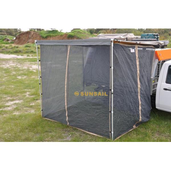 Canvas Camping Tent with Side Awning Four-Season and Breathable Fabric