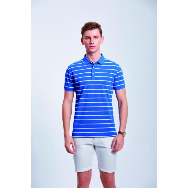 Рубашка спорт поло хлопка Pima людей рубашек работы лета Flyita