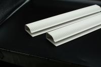OEM Acceptable PVC J Electrical Wire Channel Plastic Profiles Customized