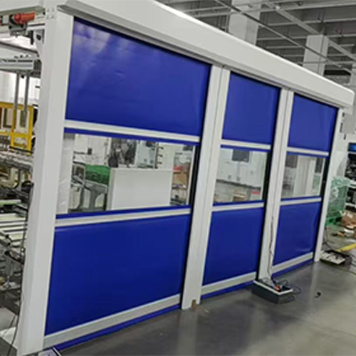 Cleanroom-compatible PVC High Speed Door Anti-static Clean And Efficient