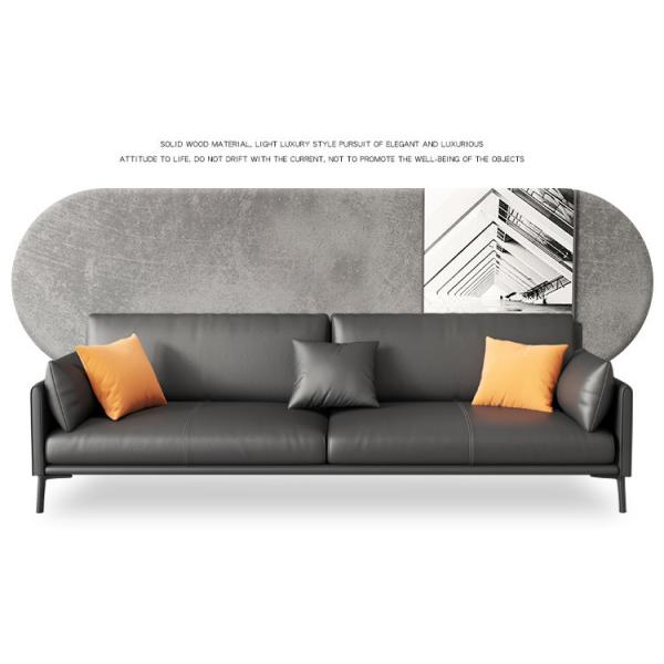 Light Luxury Living Room and Office Sofa Bed Customized Italian Style with Wood Frame