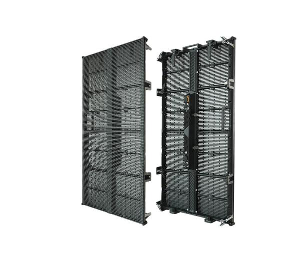TSR Series High-Brightness Transparent Rental LED Screen P3.9–P7.8, 7680Hz, Built For Outdoor Impact